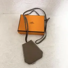 【極美品】名作 マルジェラ期 HERMES エルメス クロシェットネックレス 茶 エルメス マルジェラ期 クロシェット ネックレス チャーム 2000年製