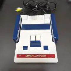 AＶ端子接続対応ファミコン本体　ブルー塗装