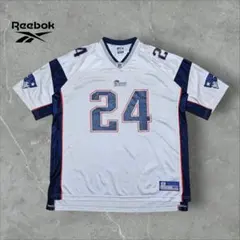 リーボック NFL プリントチームロゴペイトリオッツ ゲームシャツ L 5483 643☆リーボック☆NFLペイトリオッツ☆アメフトゲームシャツ☆50周年