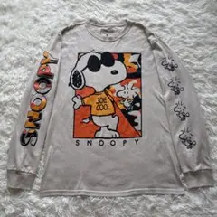 PEANUTS SNOOPY ロンT ベージュグレー　JOE COOLスヌーピーのサムネイル