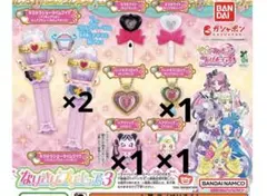 なりきりプリキュア　ハートキラリロック キュアズキューン&キュアキッス　ガチャ