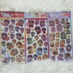 名探偵コナン うるちゅるポップシール 3点セット 新品 ３D セット 正規