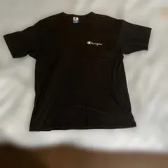 USA製 90s チャンピオン 刺繍タグ Tシャツ 黒 L シングルステッチ