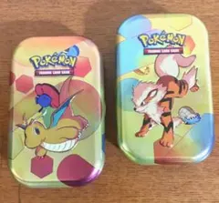 カイリュー & ウインディ ミニ 缶 tin 海外限定 ポケモン 151