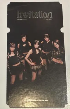 lesserafim invitation vr concert チケット①