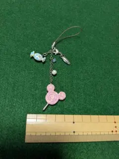 ミッキーマウス ロリポップ 携帯ストラップ