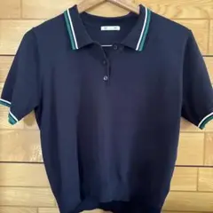 GU ポロシャツ ネイビー Lサイズ