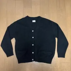 WAIPER.inc モヘアニットカーディガン OLD ブラック WAIPER.inc モヘアニット カーディガン SOLID【WP1072】ミリタリー