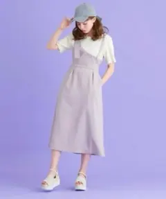 【MAJESTIC LEGON】ワンショルワンピ　ワンピース　キャミワンピース