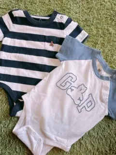《週末限定セール中》babyGAP ロンパース　3-6m 【2枚セット】