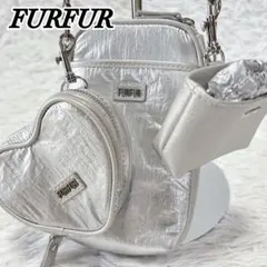 furfur マテリアルコンビ3SETショルダーバッグ サックスブルー - メルカリ