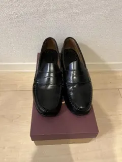 J.M. WESTON ローファー NAVY 5D 旧ロゴ - メルカリ