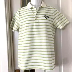 callaway キャロウェイ　メンズ　ポロシャツ　薄手　M ボーダー