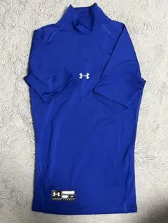 Under Armour 青 ハイネック アンダーシャツ