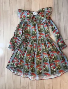 WOLF & RITA フリル付きワンピース 10y