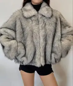 ACUBI CLUB pod fur hood coat ファー フード コート - メルカリ