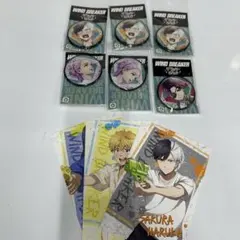 WIND BREAKER グリッター缶バッジ 桜・蘇枋・桐生 6点セット