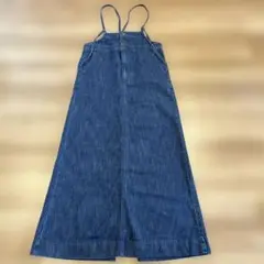 Wrangler デニムサロペットワンピース