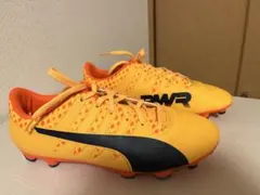 PUMA evoPOWER4 スパイク 26cm 美品 黄橙のサムネイル
