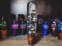 ニ*️様 水中花シフトノブ 1輪物 当時物レトロ 旧車 バニング デコトラ ニ*️様 水中花シフトノブ 1輪物 当時物レトロ 旧車 バニング デコトラ
