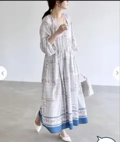 ティアードロングワンピース販売価格14,300円ベイクルーズサイズ38or36 ティアードロングワンピース販売価格14,300円ベイクルーズサイズ38or36
