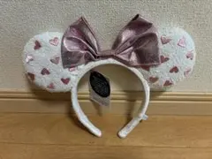 ディズニーカチューシャ　ハート　スパンコール
