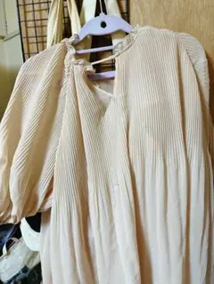 earth music&ecology五分袖シアーチュニック