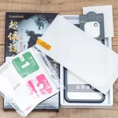 iPhone15用 ガラスフィルム＋レンズフィルム 各1枚セット