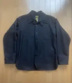 ブラック ウールシャツ