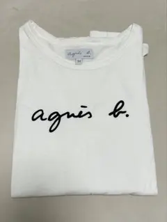 agnès b. ロゴプリント 長袖Tシャツ