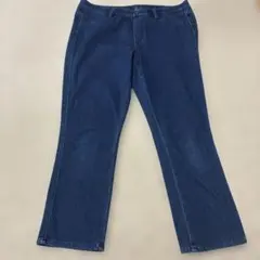 UNIQLO レディース デニムパンツ インディゴ XLサイズのサムネイル