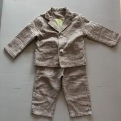 キッズ チェック柄 スーツ