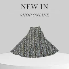 ❤️美品❤️COLONY2139 コロニートゥワンスリーナイン　パイソン柄　マキシ丈