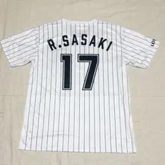☘️ 千葉ロッテマリーンズ 佐々木朗希 レプリカユニフォーム（XL）
