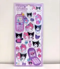 【国内正規品】平成はっぴーフォン　マイメロandクロミ　立体シール