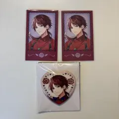 にじさんじ　Rose Valentine ローレン　缶バッジ　フォト風カード