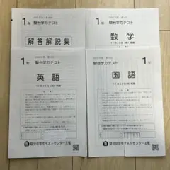 美品❗️中3駿台全国模試⭐️2023ねん10月 2023年度10月施行中3駿台全国模試 - メルカリ