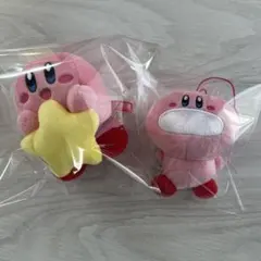 星のカービィ ぬいぐるみマスコット 2種セットのサムネイル