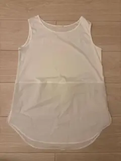 【美品】GU ジーユー　2WAYシャツテールコンビネーションセーター　シャツのみ