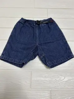 デニムダンガリー×グラミチ　デニムハーフパンツ　130