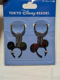 ディズニーリゾート　ミッキー　ミニー　カチューシャ　キーチェーン