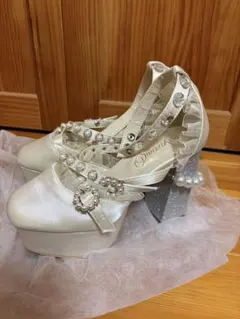 Swankiss PG many frill heels 厚底パンプス - メルカリ