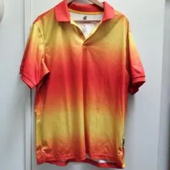 ROCA WEAR　グラデーション ポロシャツ ストリート系 メンズ XLサイズのサムネイル