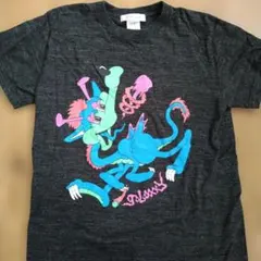 Galaxxxyギャラクシー　ドラゴンプリント半袖Tシャツ　スミクロSのサムネイル