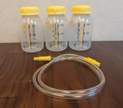 メデラ母乳保存ボトル 150ml 3本セット/搾乳機チューブ　セット