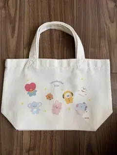 BT21 キャンバスバッグ アイボリー