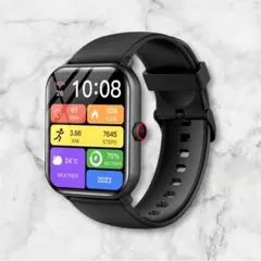 多機能スマートウォッチ ブラック