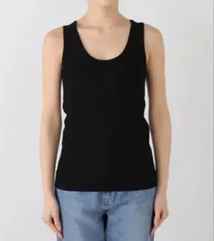新品　DeuxiemeClasse Eloise ribタンク　ブラックのサムネイル