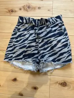 X girlゼブラ柄ショートパンツ ハイウエストパンツ