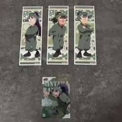 忍たま乱太郎 6年生 ロングステッカー クリカ 4枚セット